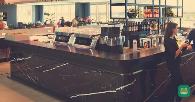 The Qantas Domestic Business Lounge at Melbourne Airport (representative photo).