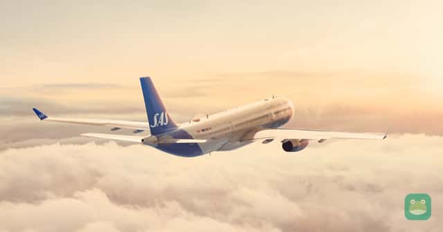 An SAS Airbus A330 above the clouds. American Express is paying 60,000 EuroBonus points in Sweden and 80,000 in Norway on the SAS Amex Elite for SAS's 80th anniversary, through November 3, 2026.