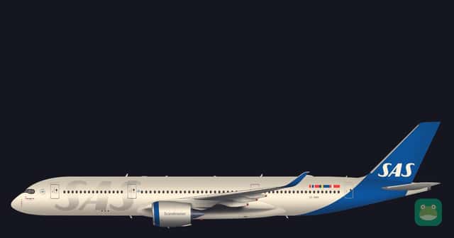 An SAS Airbus A350-900. EuroBonus is selling matched Silver, Gold and Diamond status to elites of 84 airlines through StatusMatch.com from October 14, 2026.