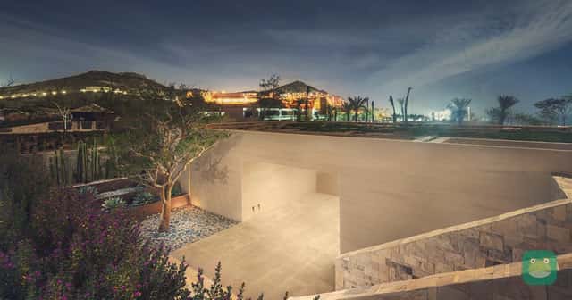 Park Hyatt Cabo del Sol at night (representative photo of a World of Hyatt hotel)