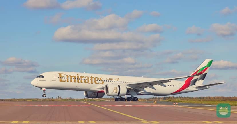 Photo from Emirates Media Centre's coverage of emirates arrives in helsinki for the first time.