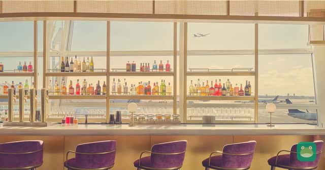 The Chase Sapphire Lounge by The Club with Etihad Airways at New York JFK (representative photo).