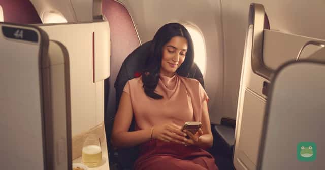 Air Canada business cabin; representative airline photograph, not an infant seating arrangement