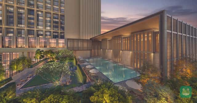 Waldorf Astoria Kuala Lumpur: swimming pool view