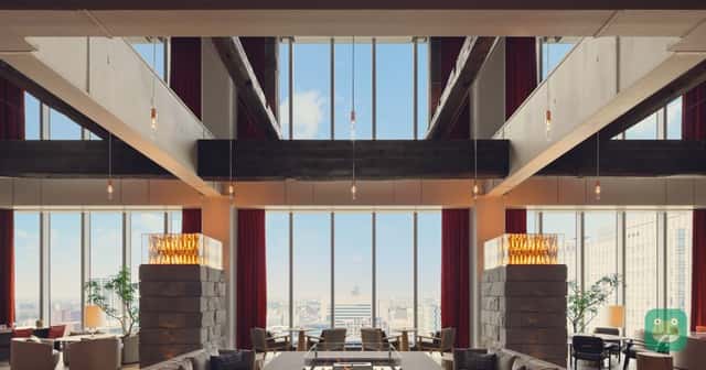 Hyatt Centric Sapporo lounge; representative hotel photograph for a planned points reserve, not a quoted reward offer