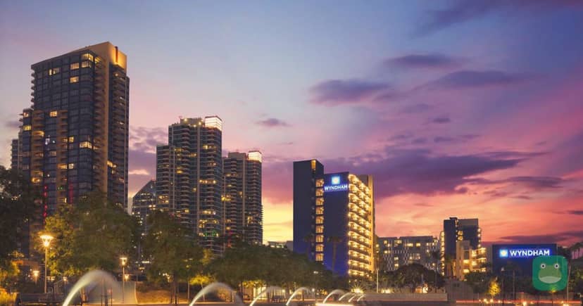 Wyndham San Diego Bayside; representative hotel photograph, participation and award availability vary