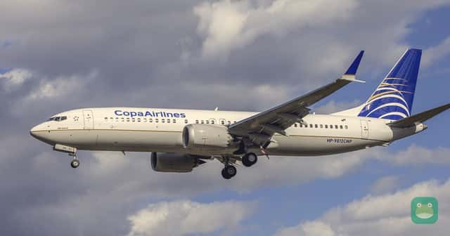 Copa Airlines Boeing 737 MAX 8 HP-9812CMP on approach to Baltimore/Washington International Airport