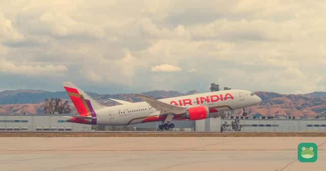 An Air India Boeing 787-8 taking off. New Maharaja Club members get up to 2,000 bonus points for joining by October 31, 2026.