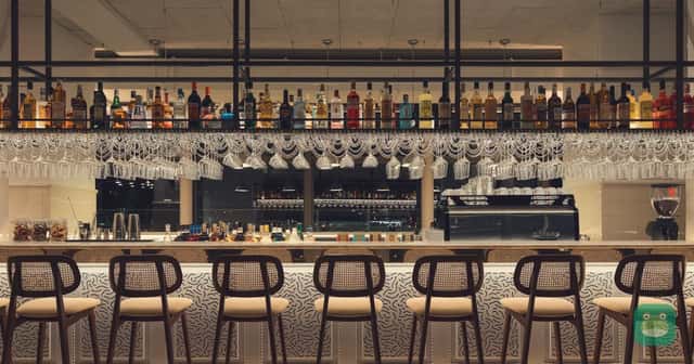 The lobby bar at Ruby Lilou Marseille